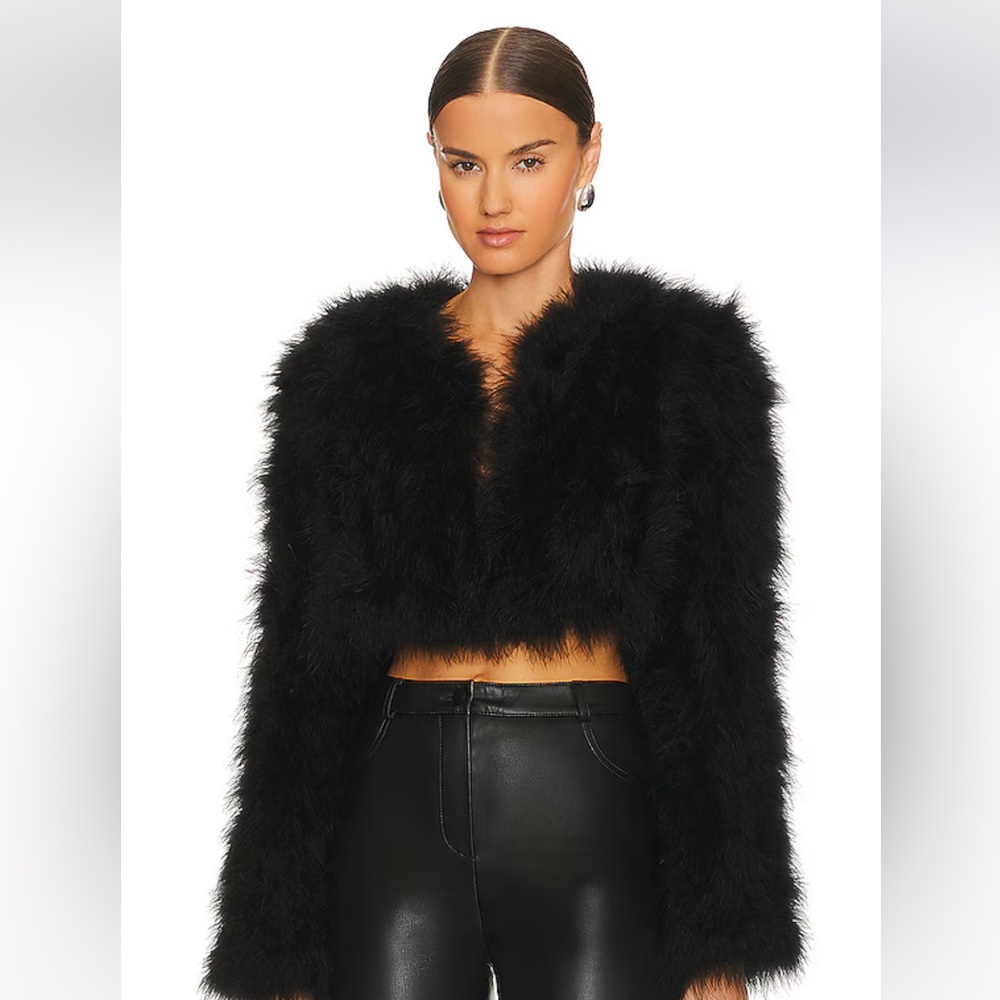 Brand new with tags x REVOLVE Greta Jacket in Black
Michael Costello size small
